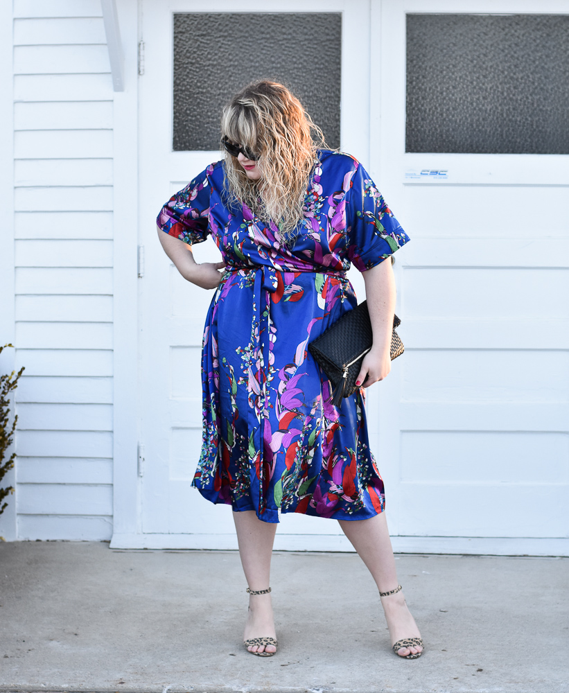 Kimono Style Wrap Dress Curls and Blog
