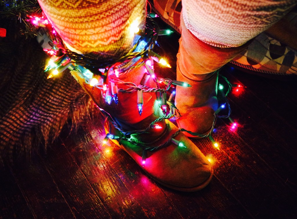 Christmas Lights, Ugg Boots, Curls and Contours