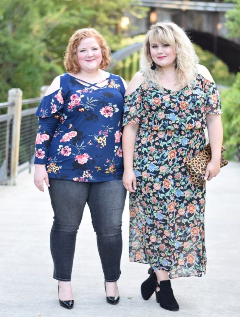 Fall Florals one of the hottest trends for Fall 2017, Avenue and Loralette have lots of options for the plus size woman for Fall 