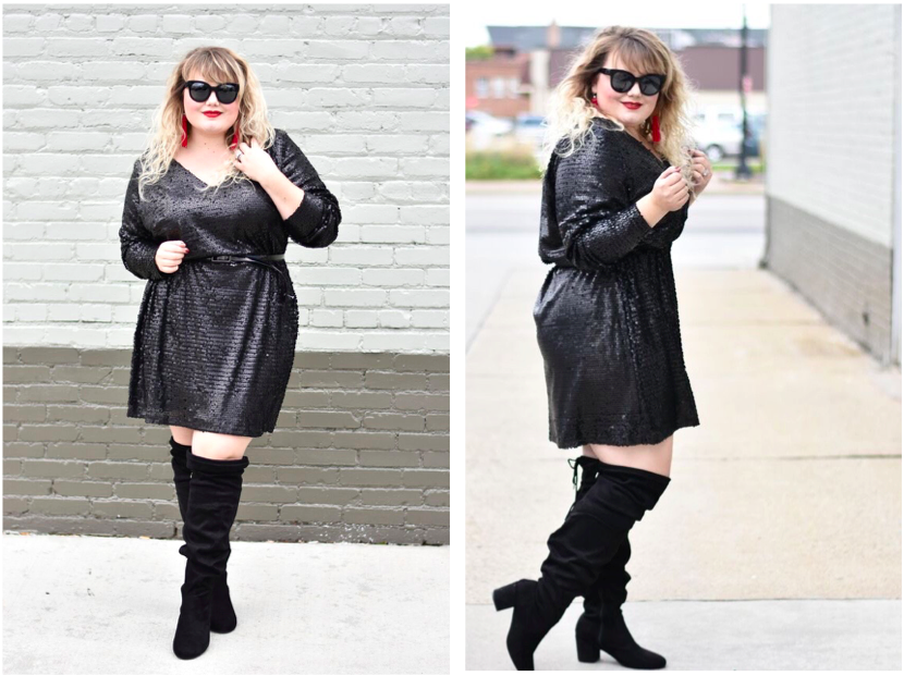 HIPS Resale Boutique, sharing some affordable holiday fashion inspiration from HIPS a plus size fashion destination in Detroit MI. 