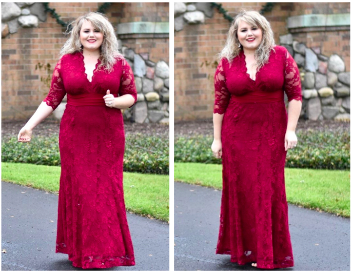 In this post I share a Kiyonna Formal gown, the Screen Siren gown just in time for Holiday formal events and Christmas pictures!
