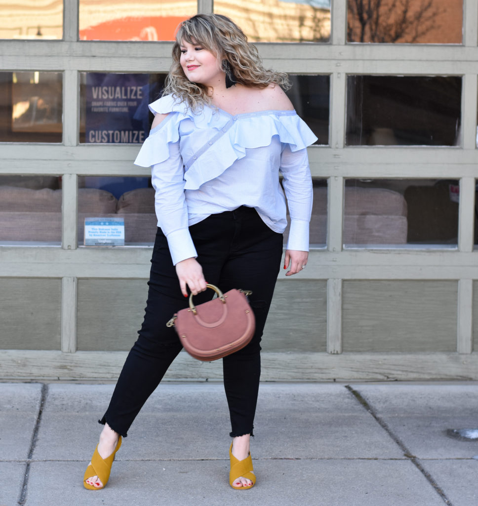 Spring Style with Novi Town Center. Sharing a trendy spring look that I picked up at Novi Town Center. I challenged myself to pick up a new complete outfit while shopping in store at Novi Town Center. 