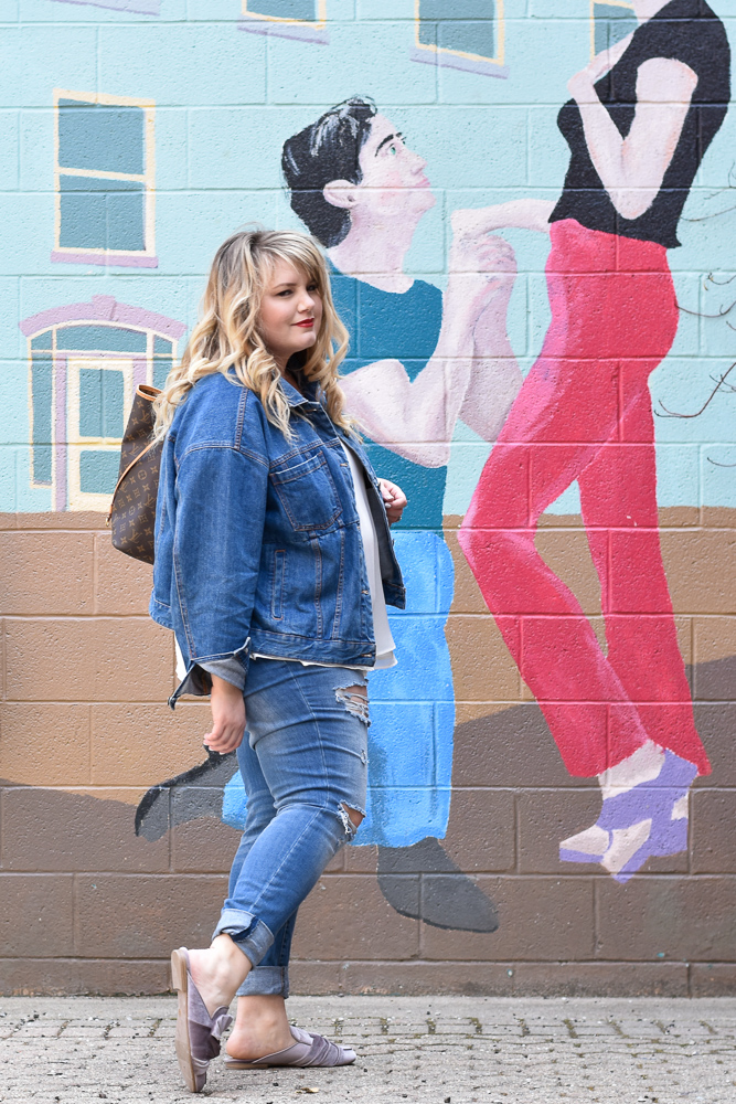 Denim For Days. In this post I am sharing three tips for creating a double denim look. I am also including links for how to recreate this particular double denim look. 
