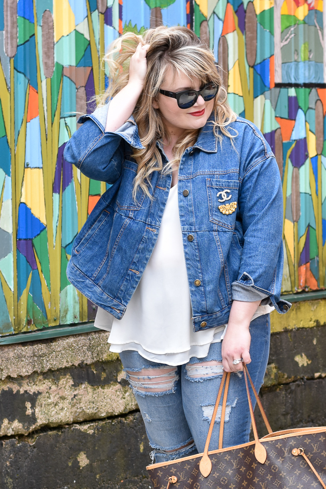 Denim For Days. In this post I am sharing three tips for creating a double denim look. I am also including links for how to recreate this particular double denim look. 
