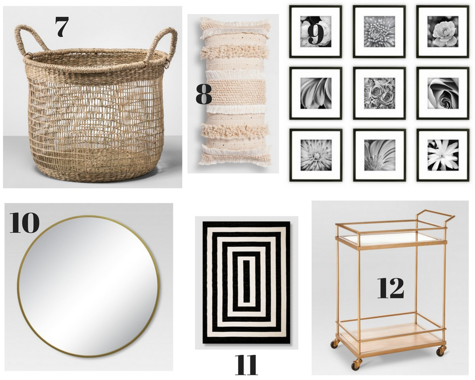 How I use Target to Decorate my Home. In this post I am sharing 15 home decor items from Target that I shop for and LOVE! 