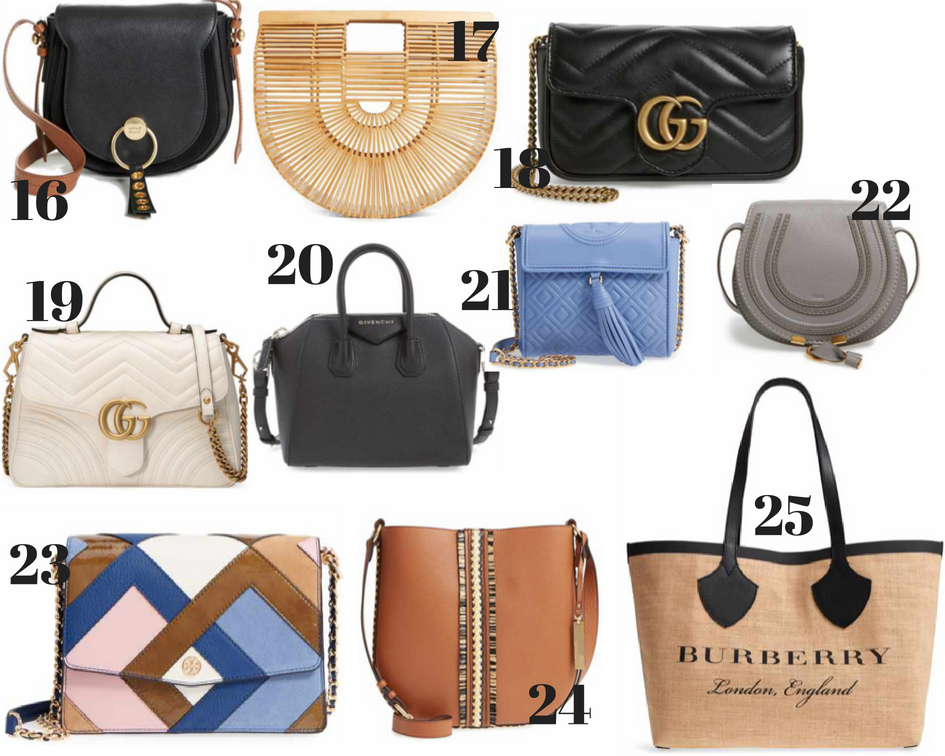 25 Bags to Shop Now. Sharing ALL THE LINKS to some fabulous summer bag options. You will find everything from affordable straw totes to designer top handle. 