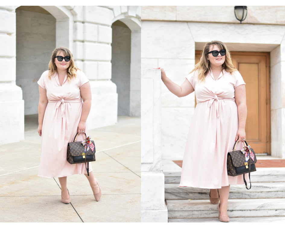 Pink as a Neutral. In this post I am sharing a dress from the Gal Meets Glam collection by Julia Engal. This light pink dress is perfect for the person that has pink undertones in their skin. 