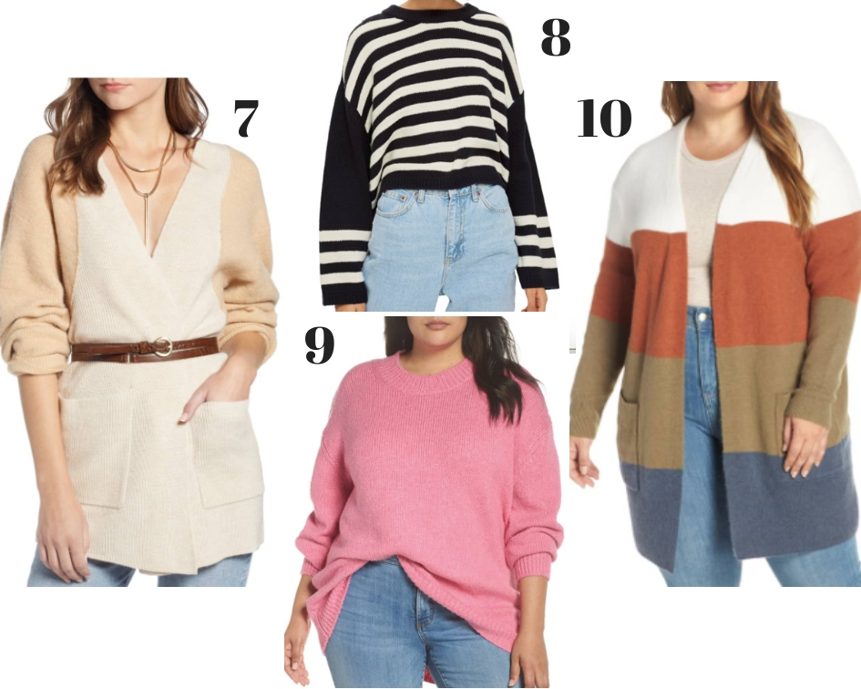 20 Fall Fashion Finds. Shop 20 fabulous fall fashion finds in this post on Curls and Contours. 10 Sweaters, and 10 Booties perfect for Fall 2018. 