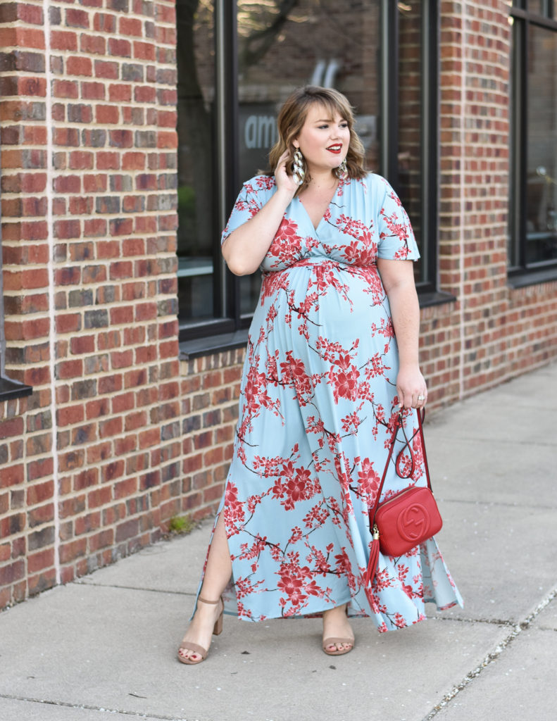 Kiyonna Maxi Dress : The Cherry Blossom Edit. Sharing the Vienna Maxi Dress from Kiyonna. The Vienna Maxi comes in two different colors. 