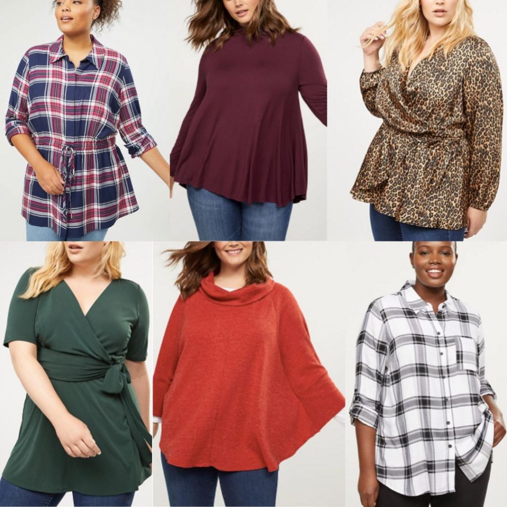 Lane Bryant Nursing Friendly Tops. Sharing the Fall tops and sweaters that are perfect for the plus size nursing mother at Lane Bryant. 