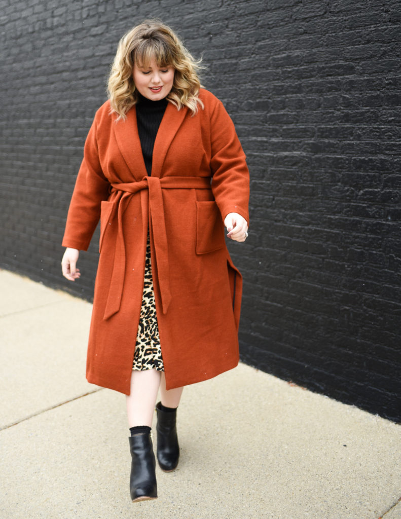 Holiday Dressing : Leopard Print Skirt - Curls and Contours