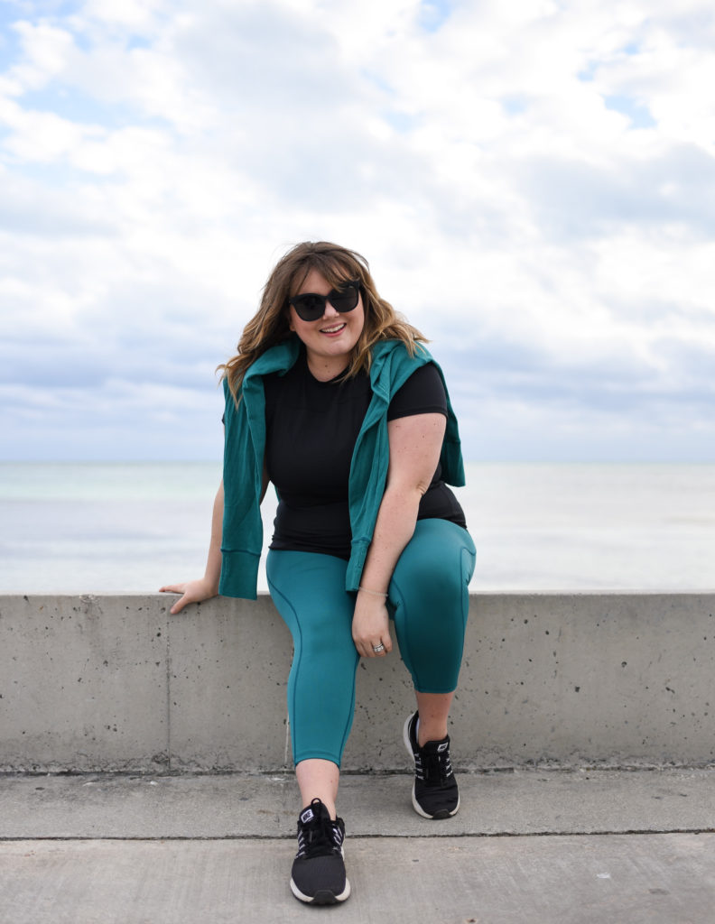 Katie K Activewear #definebrave. Sharing how I am defining brave and forging ahead as a new mom, as well as sharing a look from Katie K Active. 