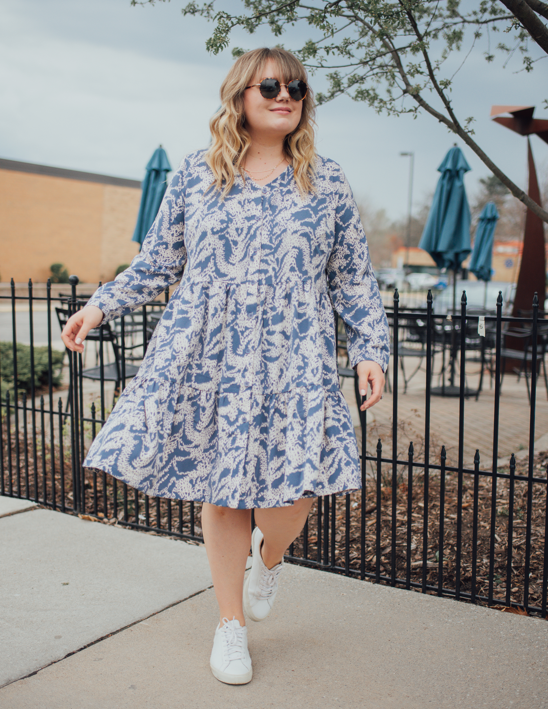 Spring Swing Dress To Love. Sharing some spring and summer swing dresses! A swing dress has with waist that flows away from the body
