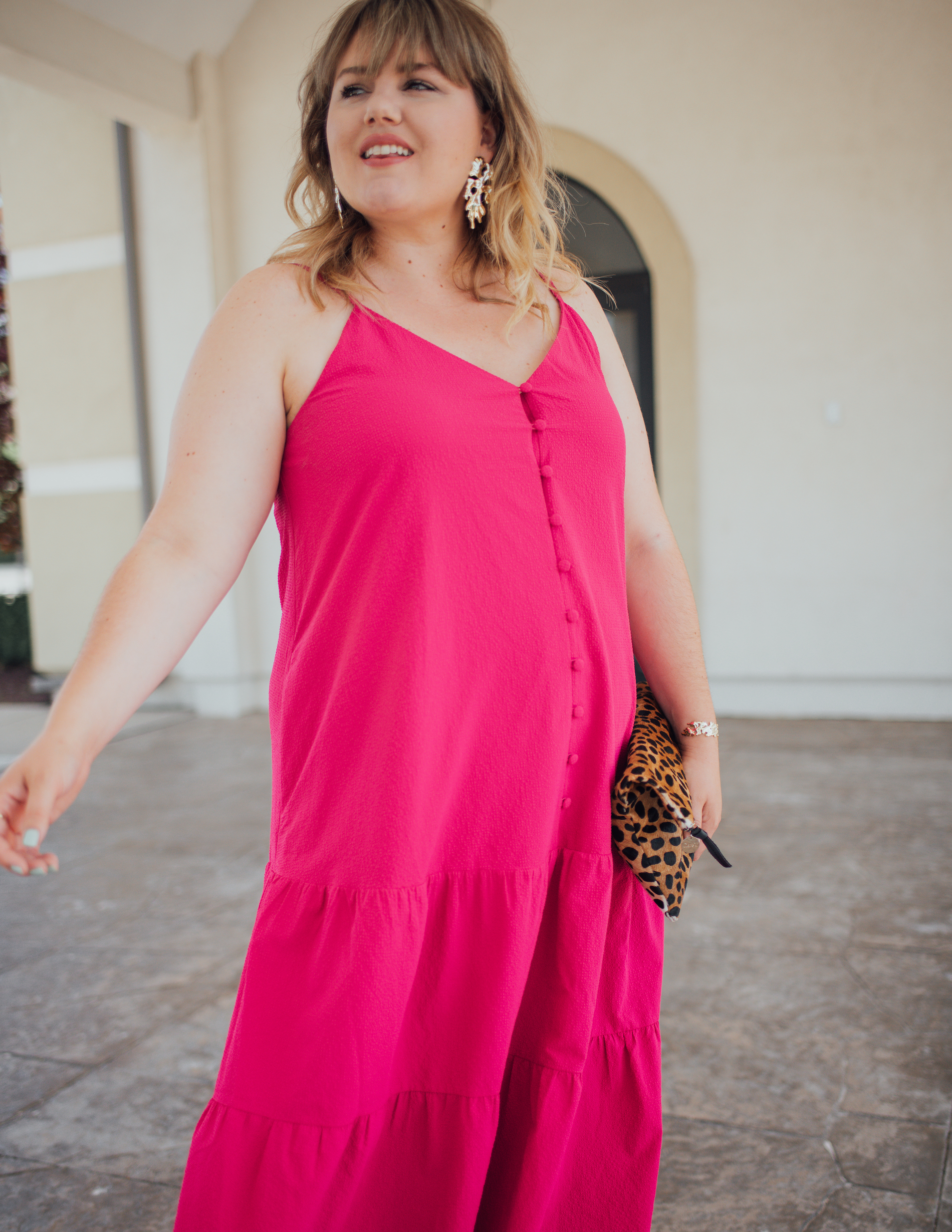 Pink + Leopard. Sharing some chic pink and leopard pieces that make the perfect summer outfit, great for hot days! 