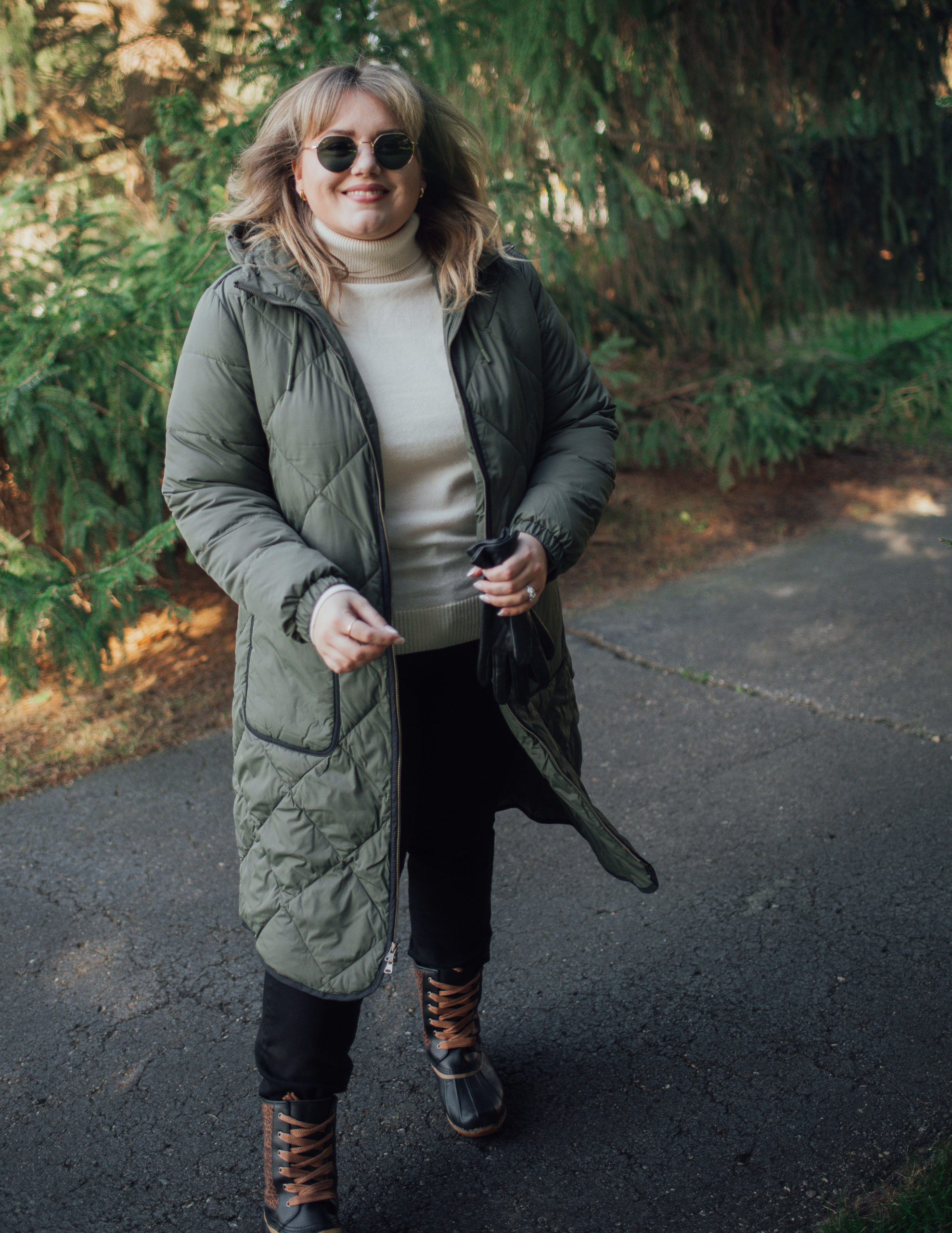Sharing some plus size winter gear from LandsEnd. Styled in an easy chic way this look is stylish and warm. 
