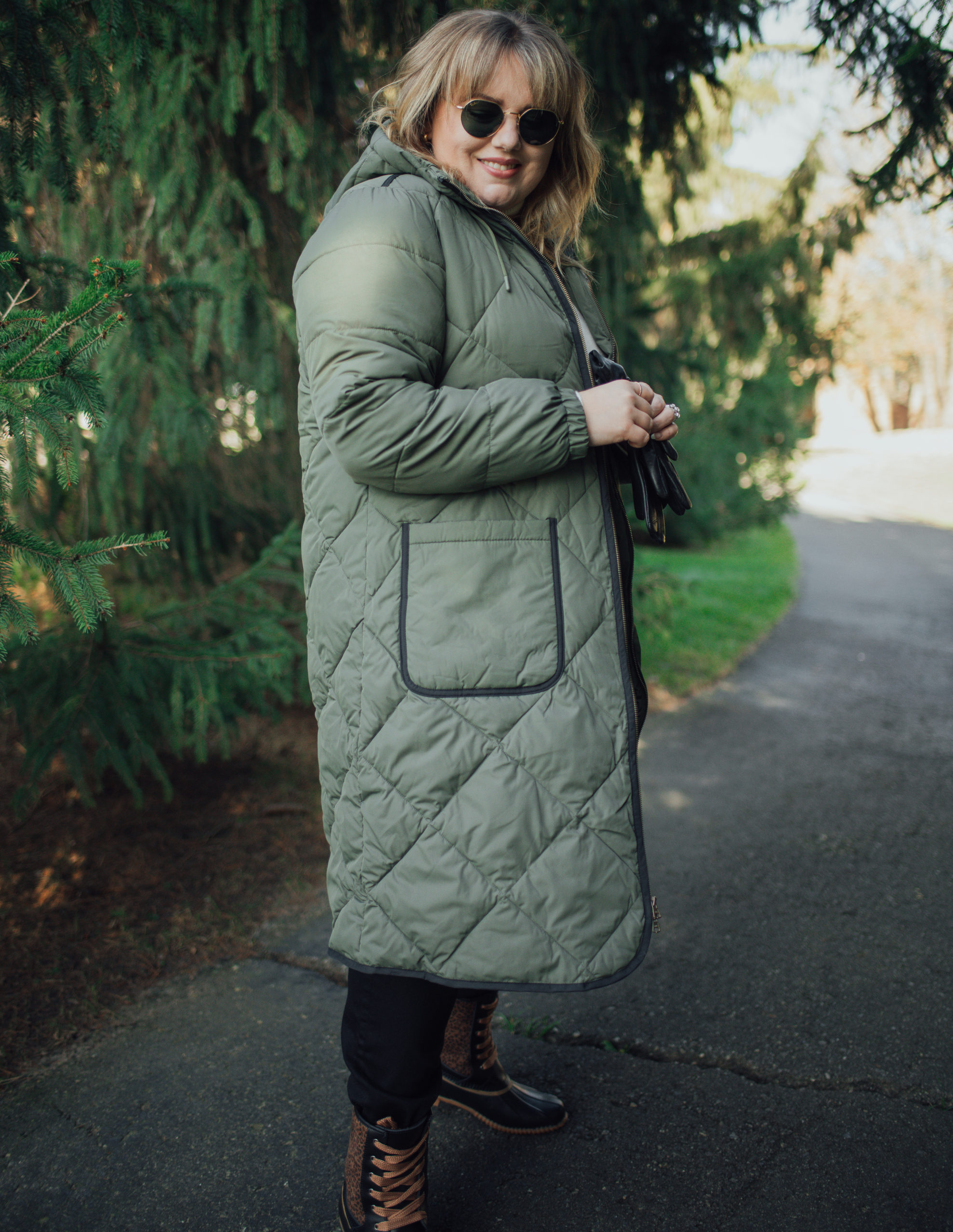 Sharing some plus size winter gear from LandsEnd. Styled in an easy chic way this look is stylish and warm. 
