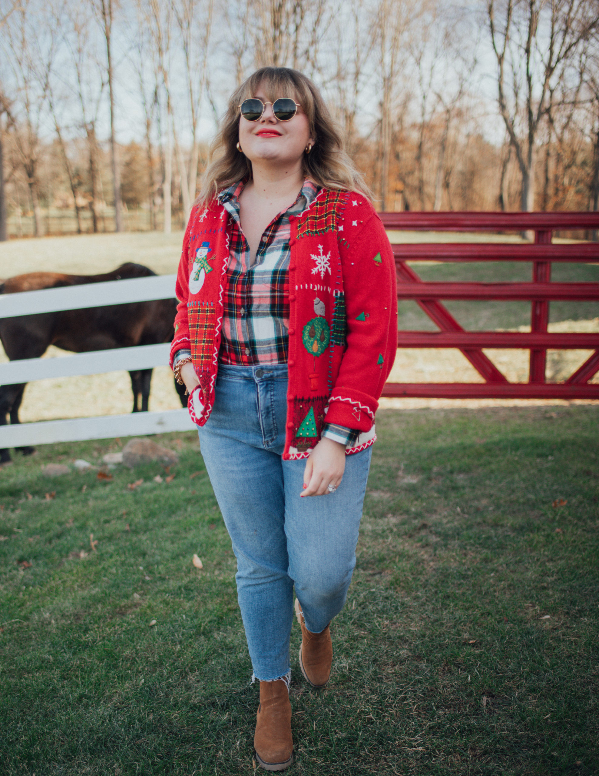 Merry Christmas 2021! Styling a vintage Christmas sweater that looks just like one I had as a kid on the blog today! 