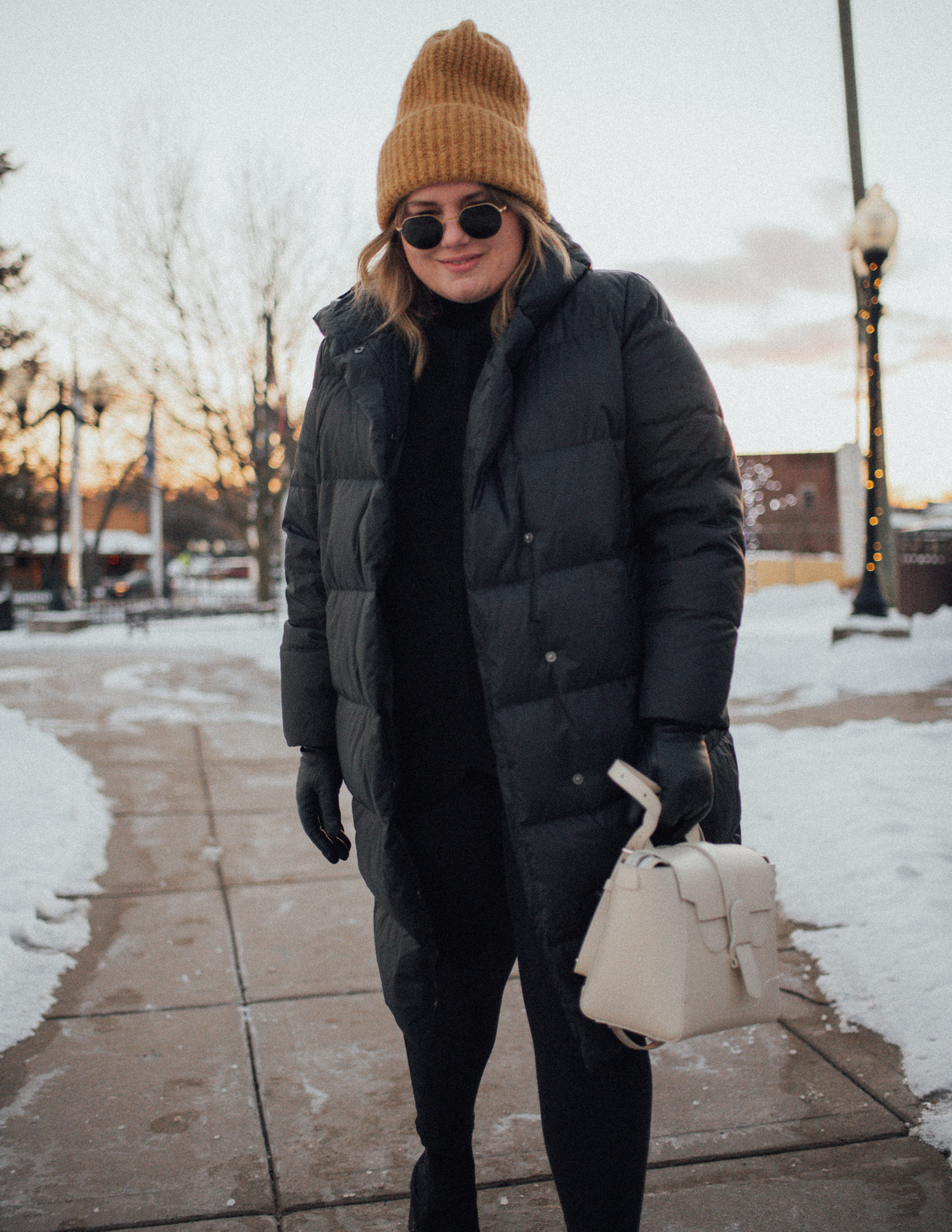 Sharing a black winter look for the plus size babe! Chic and easy to put together this is a fit that never goes out of style!  