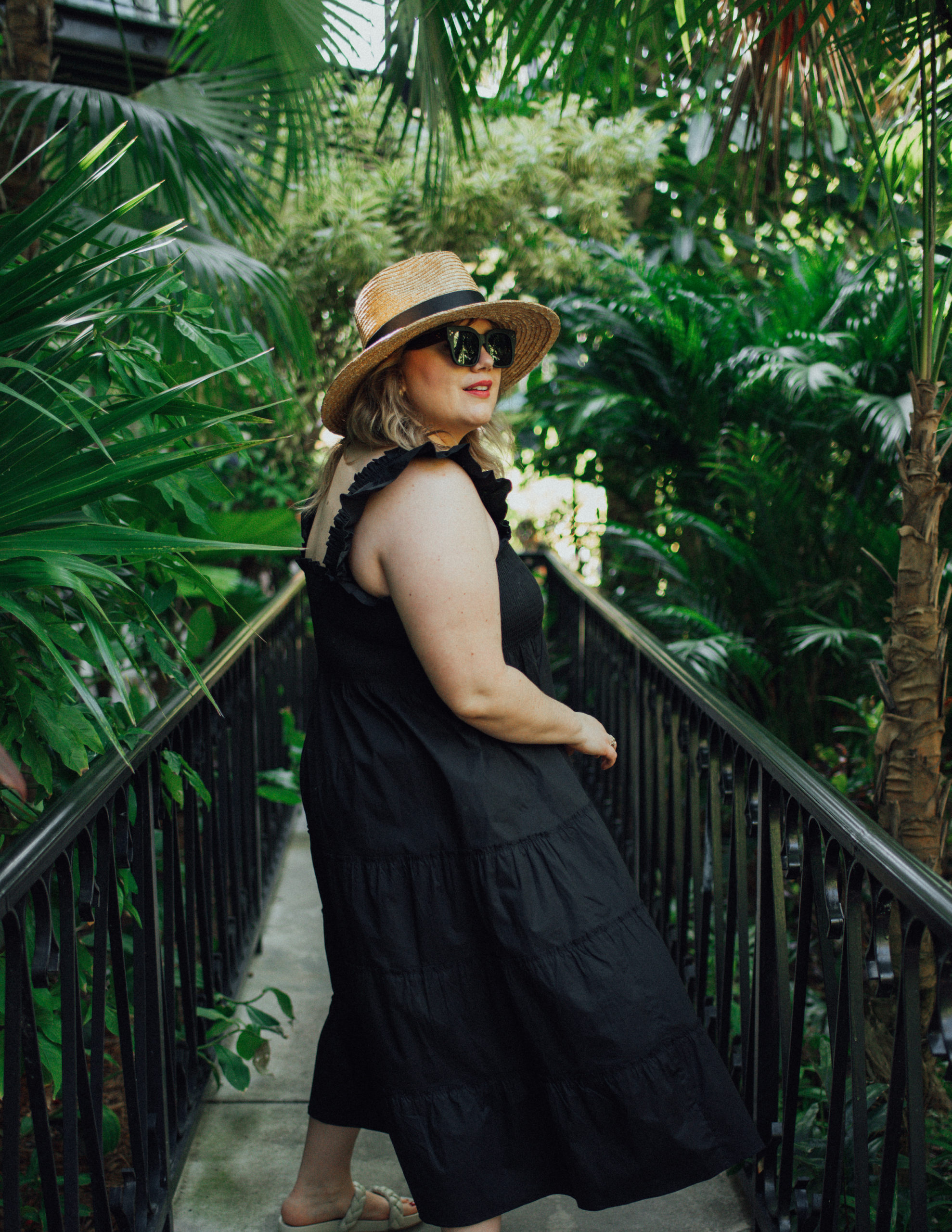 Sharing a plus size Hill House nap dress review, and how I styled my nap dress for a day out on vacation. The Ellie nap dress comes in XS-2XL