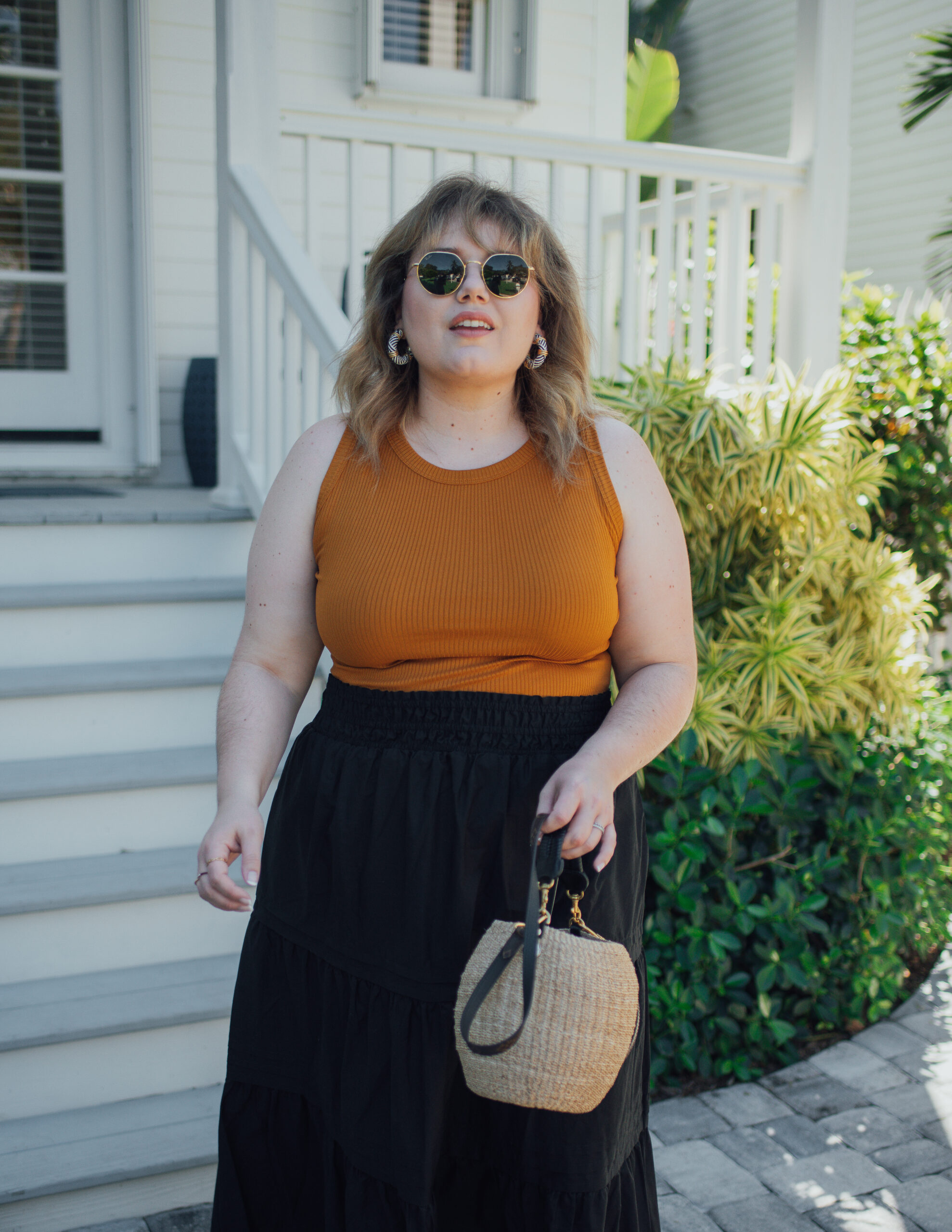 Sharing a roundup of skirts for spring dressing. Warm weather will come, and we will be ready with plus size skirts and tops! 