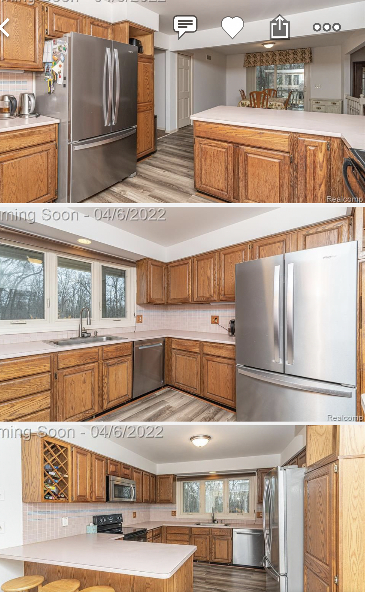 Sharing our kitchen transformation. We did this renovation ourselves using cabinets from Cabinets Express! We love how bright this space is!
