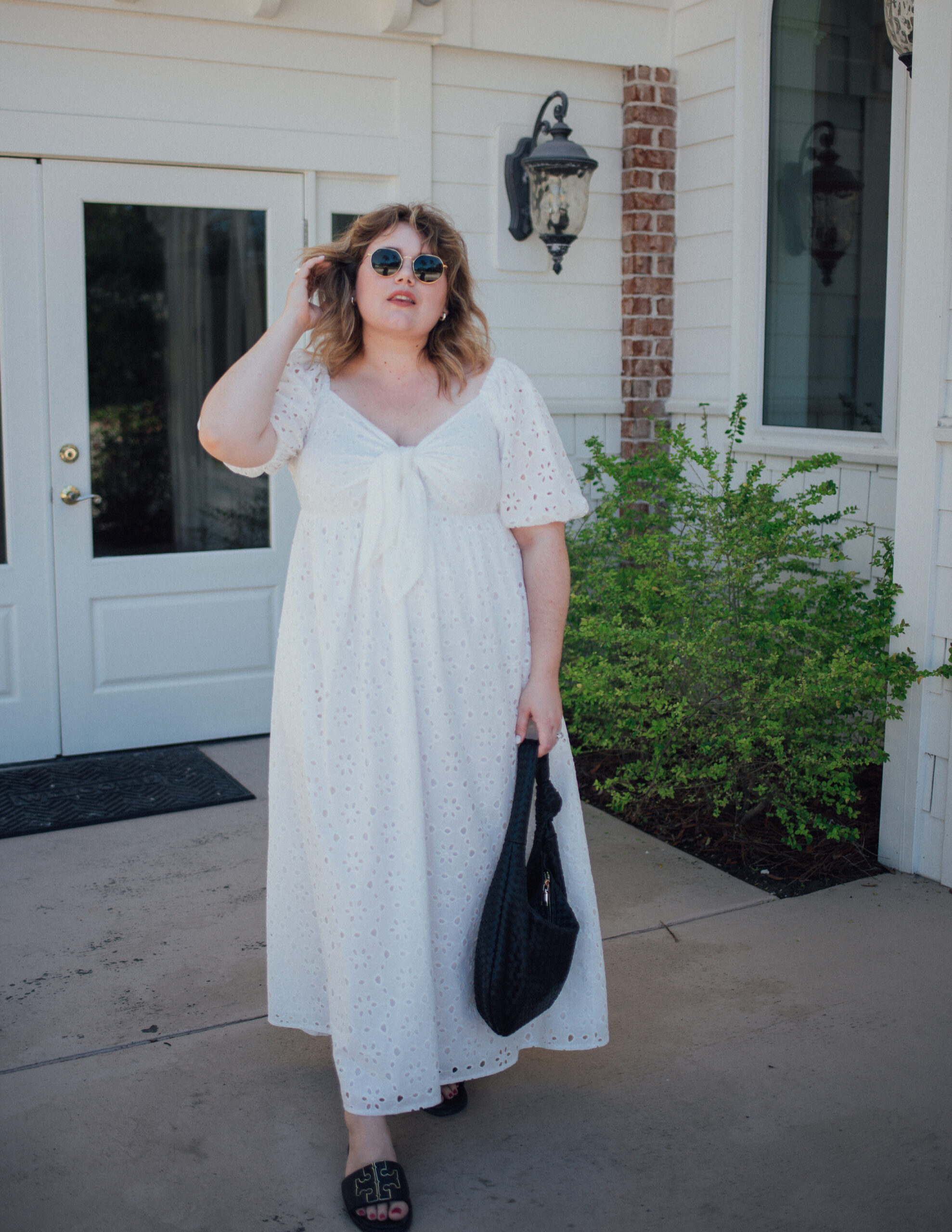 Sharing some plus size eyelet pieces for spring and summer! The eyelet is a classic style of fabric that is light and breezy!  
