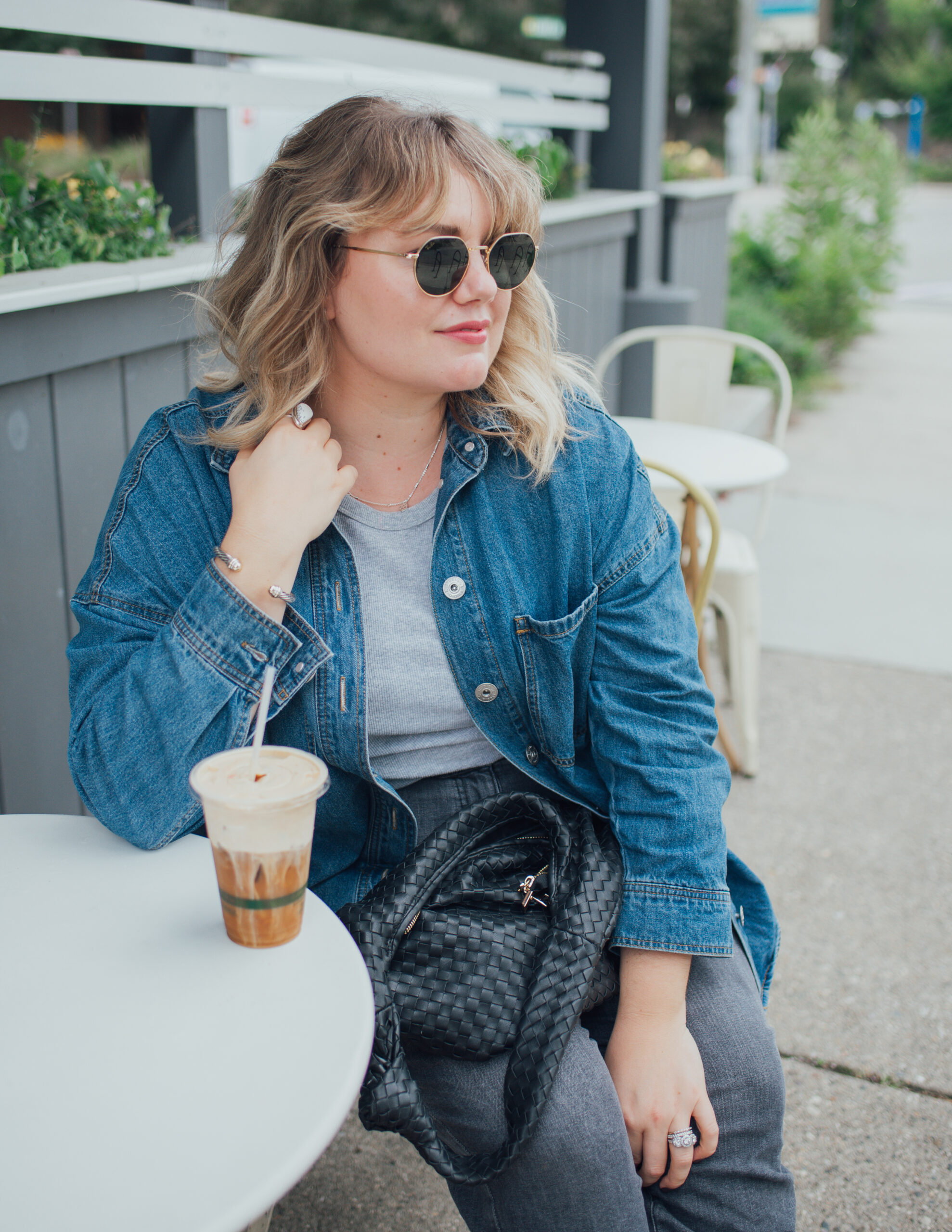 How to Wear Denim on Denim This Fall - Curls and Contours